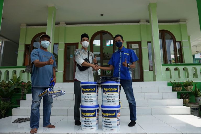 Aquaproof Bantu Cat Pelapis Anti Bocor untuk Masjid dan Musala
