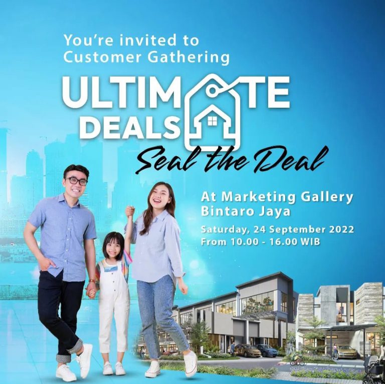 Bintaro Jaya Ultimate Deals, Gampang Beli Rumah Bayaran Ringan