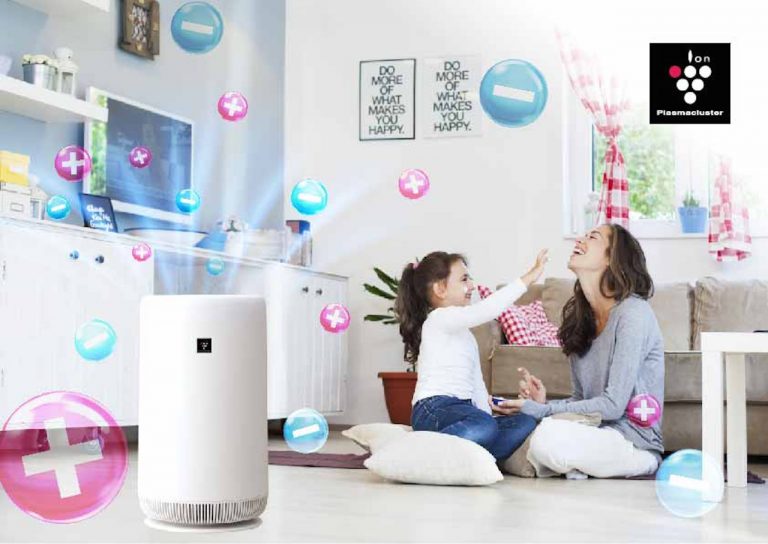 Sharp Small Tower Air Purifier, Praktis Dibawa Bepergian