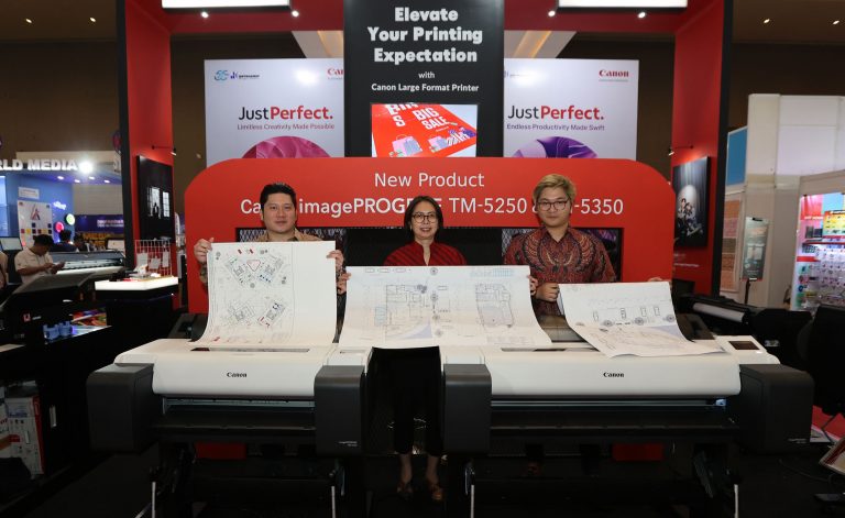 Canon Large Printer Handal Mencetak  Peta Lokasi Proyek Arsitektur