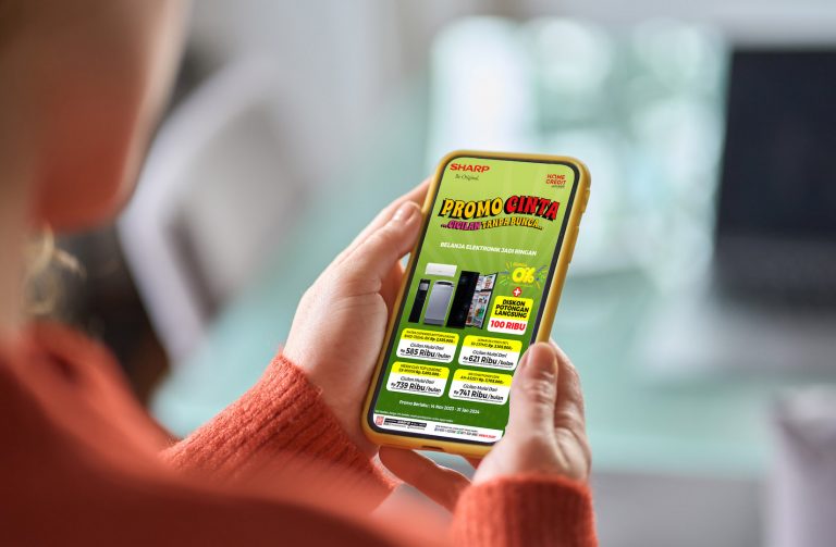 Belanja Elektronik Bisa Nyicil Tanpa Bunga di Promo Cinta Sharp dan Home Credit