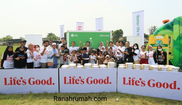 LG Berbagi 3.000 Paket Makanan di Akhir Kampanye “Better Life for All”