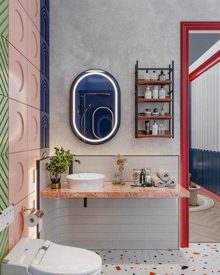 The House Within: Rumah Mungil Penuh Warna dengan American Standard Color Series, Kolaborasi Arief Muhammad & Lifetime Design