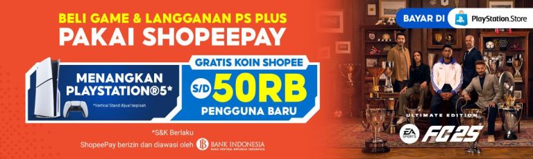 ShopeePay di PlayStation Store Mudahkan Gamer Lakukan Pembayaran