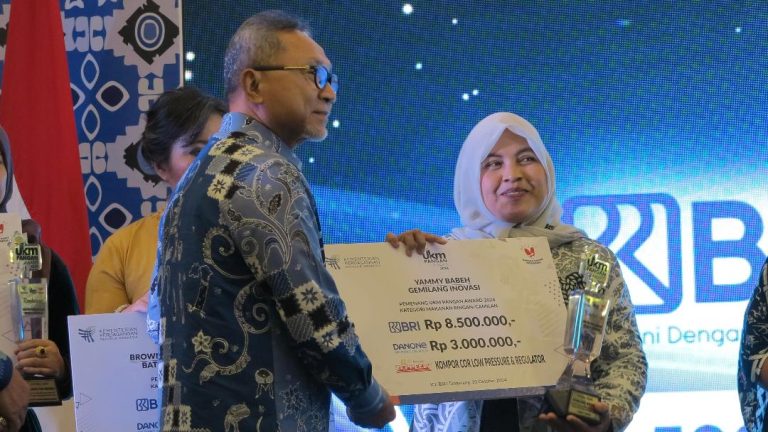 Danone Indonesia dan Kementerian Perdagangan Gelar UKM Pangan Award 2024