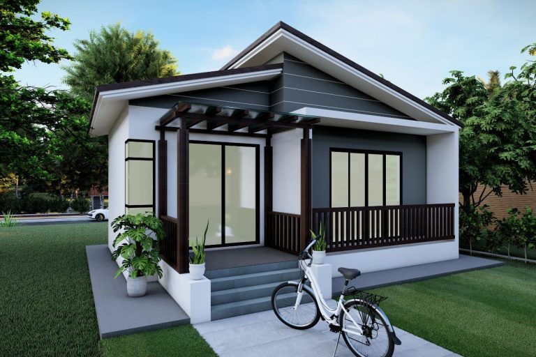 Renovasi Rumah Tipe 21 Lahan 60 M2 jadi Tampil Unik dengan Kamar Menghadap Taman