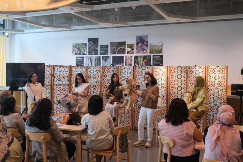 Momen peluncuran kampanye IKEA Play kamar anak 