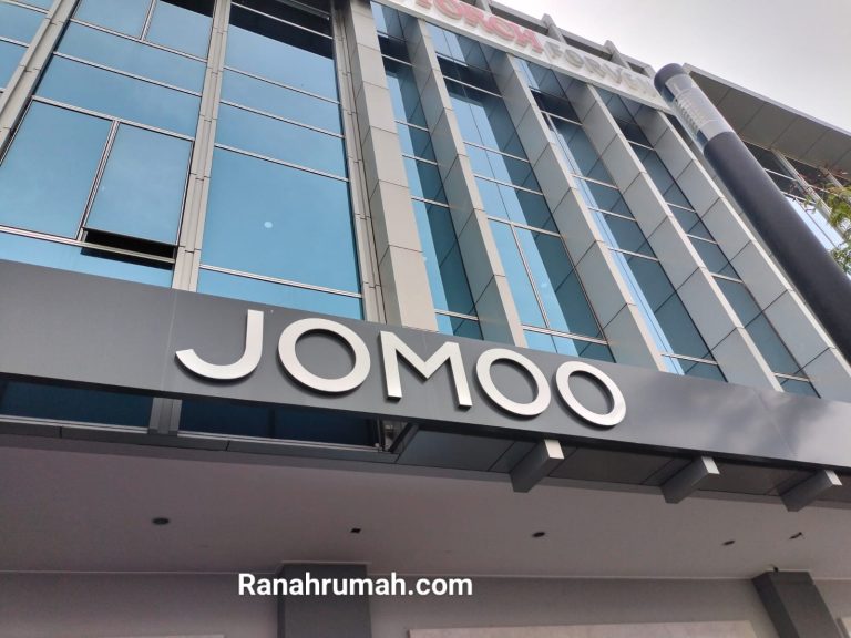 Tampak depan showroom JOMOO di PIK 2
