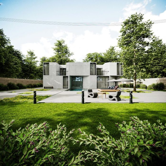 visual hunian masa kini yang dekat dengan alam