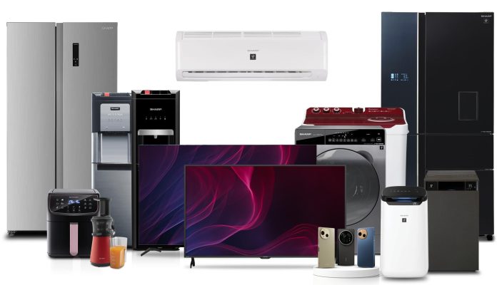 Rangkaian produk elektronik Sharp Indonesia