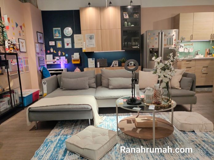 ruang keluarga ditata untuk kebersamaan