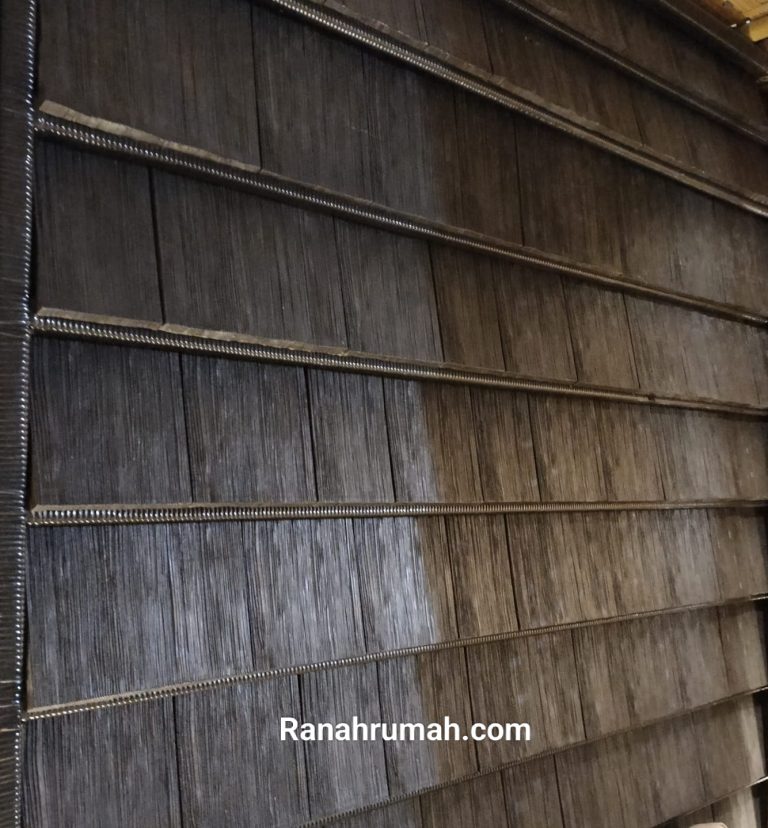 Enviroof atap rotan sintetis