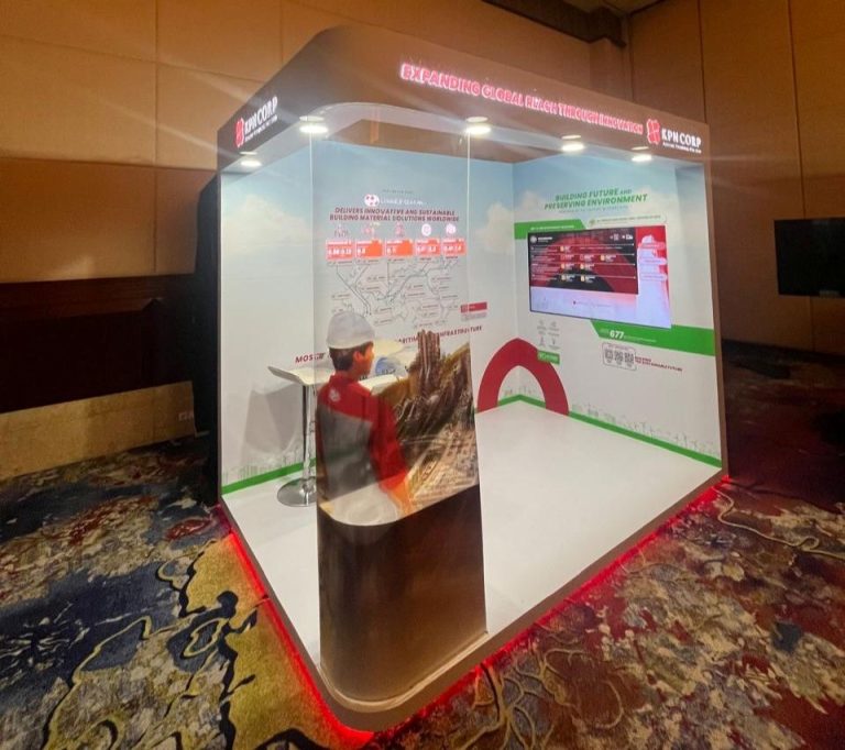 Booth Semen Merah Putih di Intercem Asia 2026