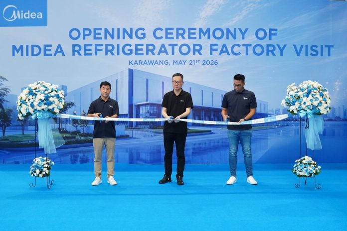 peresmian pabrik kulkas Midea di Karawang Seremoni peresmian pabrik kulkas Midea di Karawang