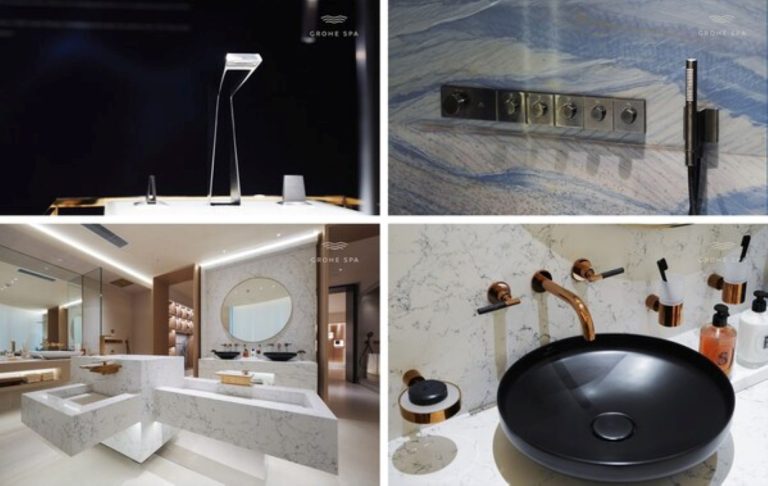 Produk GROHE SPA di Water Experience Center Shanghai