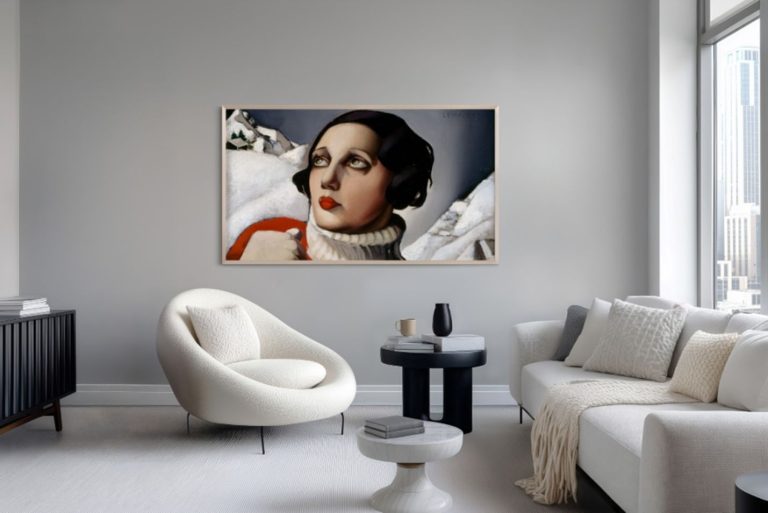Salah satu karya Tamara de Lempicka di Samsung Art store