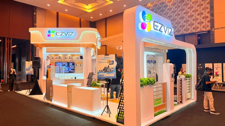 Booth EZVIZ di IndoBuildTech 2026