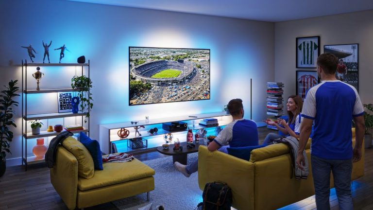 Philips Smart Lighting TV Sync diintegrasikan dengan fitur Sports Live di ruang keluarga