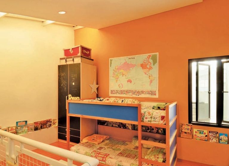 kamar anak dengan bunk bed