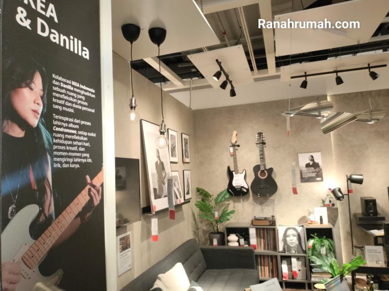 Ruang Candramawa di IKEA Alam Sutera terinspirasi dari karakter dan proses kreatif Danilla dalam berkarya.