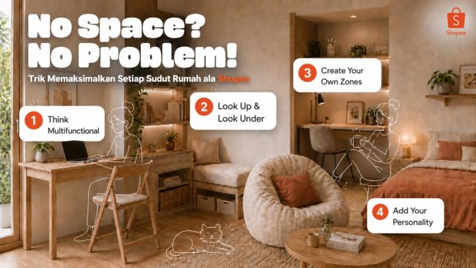 Shopee No Space No Problem Memaksimalkan ruang kecil dan cara memilih barang agar lebih optimal