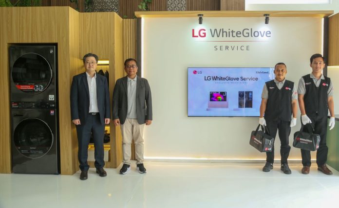 LG WhiteGlove Service Peluncuran perluasan layanan LG WhiteGlove pada 30/10