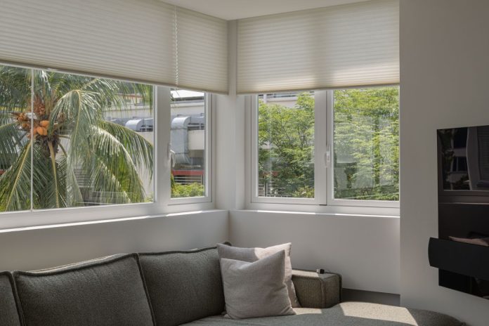 pleated blind tirai lipit penutup jendela Pleated Blind atau tirai lipit